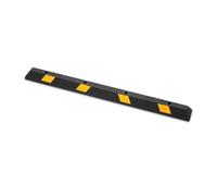 VEVOR Butée de stationnement pour garage 184 cm, butée de roue robuste en caoutchouc, butoir de stationnement avec bandes réfléchissantes, pour voitures, camionnettes, camions, pneus, roue, pare-chocs