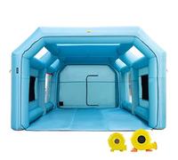 Tente Pulvérisation Gonflable Pour Voiture-Vevor-7x4x2,5 M-Système De Filtration Avec 2 Souffleur-Oxford Et Pvc-Garage
