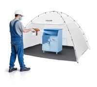 VEVOR Cabine de Peinture Portable de 293x230x188 cm, Tente de Pulvérisation avec Plancher Intégré et Écran en Maille, en Oxford, pour Peinture des Meubles, Placards, Chaises et Tables, Bricolage