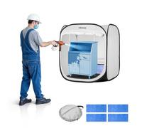 VEVOR Cabine de Peinture Portable et Légère 72 x 72,5 x 75 cm, Tente de Pulvérisation de Conception Pop-up, avec Porte Grillagée, pour Petits Modèles, Sculptures, Vases, Cadres Photo, Bricolage