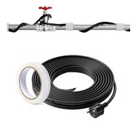VEVOR Câble Chauffant Tuyaux Autorégulant Antigel 5,5 m 16,4 W/m avec Thermostat Intégré, pour Conquérir l'Hiver du Gel, Protection des Conduites d'Eau Maison, Tuyaux en PVC, en Métal, en Plastique
