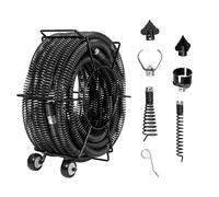 VEVOR 60ft1-1/5 câble de Nettoyage de canalisation égouts, Noir