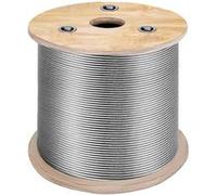 VEVOR Câble En Acier Inox Résistance Rupture Construction 7x7 Capacité 771kg 3,2cm×150m