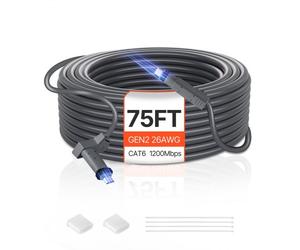 VEVOR Câble Starlink Standard Gen 2 Satellite V2 Rallonge Câble 22,86 m 26 AWG / 0.15 mm²