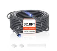VEVOR Câble Starlink Standard Gen 2 Satellite V2 Rallonge de Câble 10 m 24 AWG / 0.25 mm²