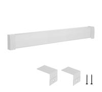 VEVOR Cache pour Plinthe Chauffante, Série Premium, Couvercle pour Chauffage Électrique Standard, 1,5 m, Ventilation et Chaleur Efficaces, Cache de Remplacement en Acier pour Chambre à Coucher, Blanc