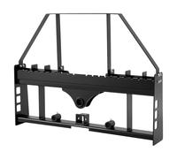 VEVOR Cadre de Fourche à Palette pour Chargeuse Compacte, 1150 mm, Capacité 1814 kg, avec Récepteur d'Attelage 50,8 mm, Manchons de Lance, Compatible avec Tracteurs à Montage Rapide, Cadre Uniquement