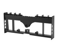 VEVOR Cadre de Fourche à Palette pour Chargeuse Compacte, 1150 mm, Charge 1814 kg, avec Récepteur d'Attelage 50,8 mm, Manchons de Lance, Compatible avec Tracteurs à Montage Rapide, Cadre Uniquement