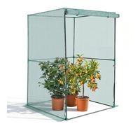 VEVOR Cage à Culture Jardin 1,2x1,2x1,8 m Cage à Plantes avec Porte Zippée pour Tomates, Filet Anti Oiseaux Résistante au Vent Filet de Protection de Plantes Couverture de Potager Surélevé Extérieur
