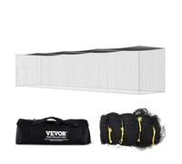 VEVOR Cage Frappeur de Baseball 17,4 m, Filet d'Entraînement Professionnel pour Frappeur de Softball, Cage de Lancer Portable avec Porte et Sac de Transport, Filet en PE Fermé Robuste Extérieur