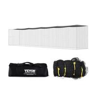 VEVOR Cage Frappeur de Baseball 21,7 m, Filet d'Entraînement Professionnel pour Frappeur de Softball, Cage de Lancer Portable avec Porte et Sac de Transport, Filet en PE Fermé Robuste Extérieur