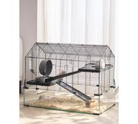 VEVOR Cage Hamster Rongeurs Fil de Fer pour Animaux de Compagnie 75 x 44 x 61 cm