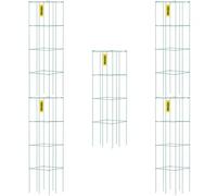 VEVOR - Cage de Support pour plantes à tomates, carré en acier, 3,8 pieds, vert, pour jardin, paquet de 5
