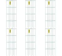 VEVOR - Cages à tomates, Support pour plantes, carré en acier, 3,3 pieds, vert, pour jardin, paquet de 6