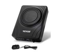 VEVOR Caisson de basses sous le siège de voiture mince 203 mm 300 W pour camion