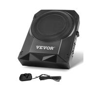 VEVOR Caisson de basses sous le siège de voiture mince 254 mm 400 W pour camion