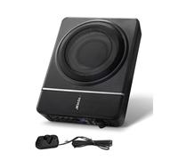 VEVOR Caisson de basses sous siège 240W 203mm, amplificateur intégré, entrée haut/bas pour camion