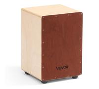 VEVOR Cajon Boite à Percussion Compacte avec Cordes de Caisse Claire Internes