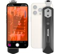 VEVOR Caméra d'imagerie thermique pour Android iOS, résolution 256 x 192 IR, imageur thermique infrarouge sans fil WiFi caméra visuelle, taux rafraîchissement 25 Hz pour smartphone, -4°F-1022°F, IP54
