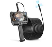 VEVOR Caméra Endoscopique Endoscope Triple Objectif Câble 10 m IPS HD 5 pouces