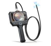 VEVOR Caméra Endoscopique Triple Objectif Endoscope Écran IPS HD 5 pouces Caméra Inspection pour Canalisation Automobile, avec Câble 1,5 m, Éclairage 8 + 2 LED, Zoom 8x, Batterie 5000 mAh, Sonde IP67