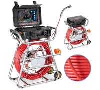 VEVOR Caméra d'inspection de canalisation 100 m - Endoscope autonivelant, Écran 10,1''', IP68
