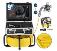 VEVOR Caméra Inspection Canalisation Égout Autonivelant 30 m Localisateur 512 Hz