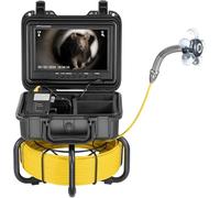VEVOR Caméra Inspection Canalisation Égout Auto-nivelant 50m Écran 9" Zoom 36X