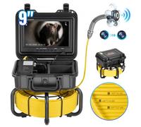 VEVOR Caméra Inspection Canalisation Égout Auto-nivelant 30m Écran 9" Zoom 36X