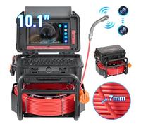VEVOR Caméra Inspection Canalisation Égout Autonivelant 50m Écran Tactile 25,6 cm
