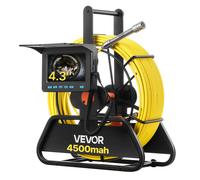 VEVOR Caméra Inspection Canalisation Endoscopique 30 m Écran 11 cm IP68 6 LED
