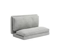 VEVOR Canapé-lit fauteuil-lit pliant 3 en 1 housse lavable gris clair (full)