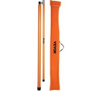 VEVOR Canne Télescopique Mesure Hauteur, Bâton de Mesure de la Hauteur de Charge Plage 149-610 cm, en Fibre de Verre avec Poteau Réglable, Non Conducteur avec Sac de Transport, pour Transport Camion