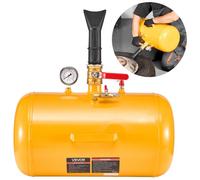 VEVOR Canon à Air 37,9 L, Booster de Pneu avec Pression de Service 0,6-0,8 MPa, Gonfleur Pneumatique de Pneu pour Pick-up, Camion, VTT, Jeep, Fourgonnette, Tracteur Tondeuse, Camping-Car, Jaune