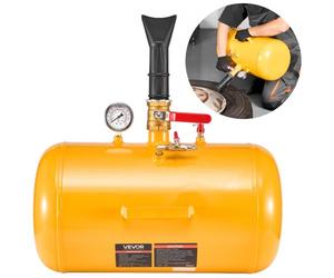 VEVOR Canon à Air 37,9 L, Booster de Pneu avec Pression de Service 0,6-0,8 MPa, Gonfleur Pneumatique de Pneu pour Pick-up, Camion, VTT, Jeep, Fourgonnette, Tracteur Tondeuse, Camping-car, Jaune
