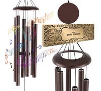 VEVOR Carillon à vent carillon éolien pour extérieur en aluminium 1143 mm bronze