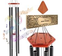 VEVOR Carillon à vent carillon éolien pour extérieur en aluminium 1524 mm noir