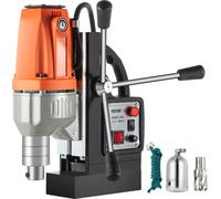 VEVOR Carotteuse magnétique BRM35 160 x 80 mm Carotteuse magnétique Core DrillsSécurité Jeu de carottes sans effort avec brosse en charbon Antidérapant Portable Durable pour construction métallique