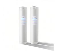 VEVOR Cartouche de Déionisation pour Rinçage Auto sans Traces, Filtre à Eau Déminéralisée en Résine DI à Lit Mixte 2x4 L, Compatible avec Système d'Eau Déionisée PRS-207SLXC, PRS-TCXC, PRS-TCXC-PT