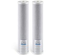 VEVOR Cartouche de Rechange pour Filtre à Eau Maison 115x507 mm Charbon CTO 2PCs
