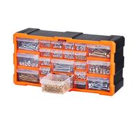 VEVOR Casier de Rangement à 22 Tiroirs, Organisateur Multi-Tiroirs en Plastique, Modèle Mural et Empilable pour Garage, Atelier, Établi, Quincaillerie, Perles, Vis, Loisirs Créatifs et Petites Pièces