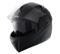 VEVOR Casque moto Smart Street – Non masqué, ABS, visière pare-soleil interchangeable, Taille M Noir