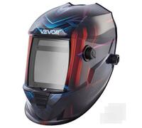 VEVOR Casque de Soudage Solaire à Obscurcissement Automatique Couleur Réelle Taille Affichage 100 x 80 mm, avec 4 Capteurs d'Arc, Teinte DIN 4/5-9/9-13, pour Soudage TIG MIG ARC, Meulage, Série METIS