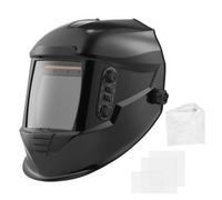 VEVOR Casque de Soudage Solaire Obscurcissement Automatique Couleur Réelle Grande Vue 100x95 mm, avec 4 Capteurs d'Arc, Teinte DIN 4/5-9/9-13, pour Soudage TIG MIG ARC, Meulage, Découpe, Série METIS