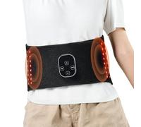 VEVOR Ceinture Luminothérapie Rouge, 80 LED, Thérapie Lumière Rouge 660 nm 850 nm, Minuterie, Vibration 3 Niveaux Impulsion 10 Hz sans Fil pour Soulager Fatigue et Douleur Musculaire, Taille, Épaules