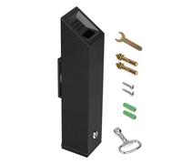 VEVOR Cendrier Urbain Cubique, Poubelle à Mégots de Cigarettes, Dispositif de Collecte des Mégots en Acier Inoxydable, Fixation Murale et Résistant aux Intempéries pour Jardin Restaurant Hôtel Bar