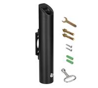 VEVOR Cendrier Urbain Cylindrique, Poubelle à Mégots de Cigarettes, Dispositif de Collecte des Mégots en Acier Inoxydable, Fixation Murale et Résistant aux Intempéries pour Jardin Restaurant Hôtel Bar