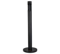 VEVOR Cendrier Urbain Cylindrique, Poubelle à Mégots de Cigarettes sur Pied, Dispositif de Collecte des Mégots Extérieur, Résistant aux Intempéries pour Jardin Restaurant Hôtel Bar Public, Noir