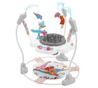 VEVOR Centre d'Activités Bébé, Rotation 360°, Jumperoo Jumper Bébés, Hauteur Réglable, Sauteur Jeu pour Tout-petits avec Jouets de Développement, Son, Musique, Lumières, pour Enfants de 6 Mois et Plus