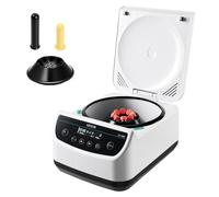 VEVOR Centrifugeuse électrique 100-1900 x g RC, machine centrifuge laboratoire avec rotor unique pour tubes de 2/5/10/15 ml, faible vitesse 500-4000 tr/min, avec minuterie, pour diverses expériences